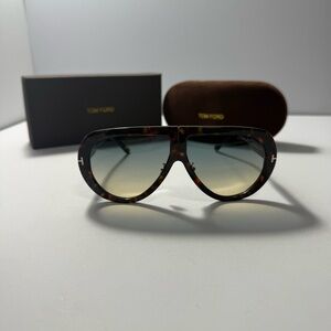 Tom Ford Brown Gradient Sunglasses